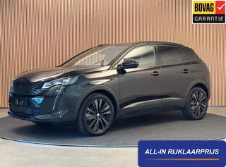 Peugeot 3008 1.2 PureTech 130PK Aut. GT Black Pakket | Navi | Camera | LED | Trekhaak | 19 inch | Incl. garantie