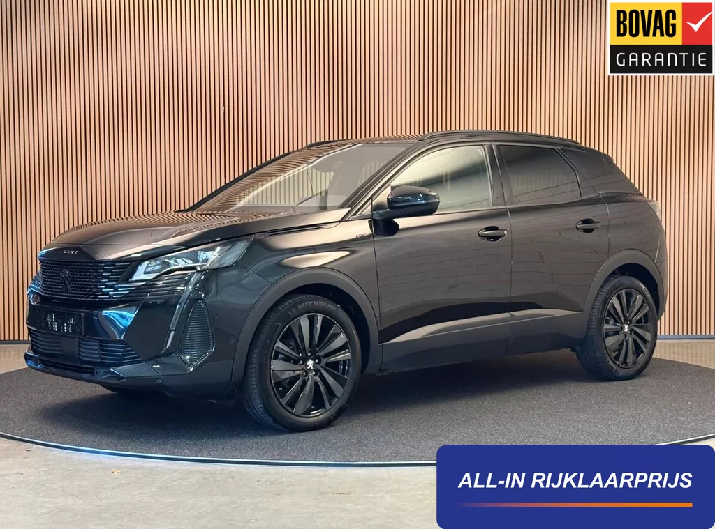 Peugeot 3008 1.2 PureTech 130PK Aut. GT Black Pakket | Navi | Camera | LED | Trekhaak | 19 inch | Incl. garantie