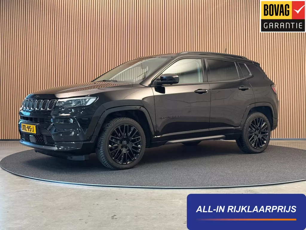 Jeep Compass 1.5T e-Hybrid S Aut. | Navi | 360 Camera | Leder | Stoelverw. | LED | Incl. garantie