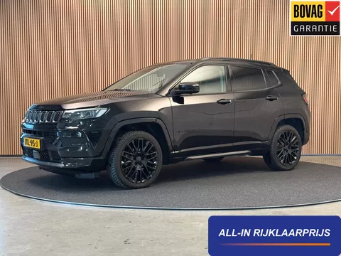 Jeep Compass 1.5T e-Hybrid S Aut. | Navi | 360 Camera | Leder | Stoelverw. | LED | Incl. garantie