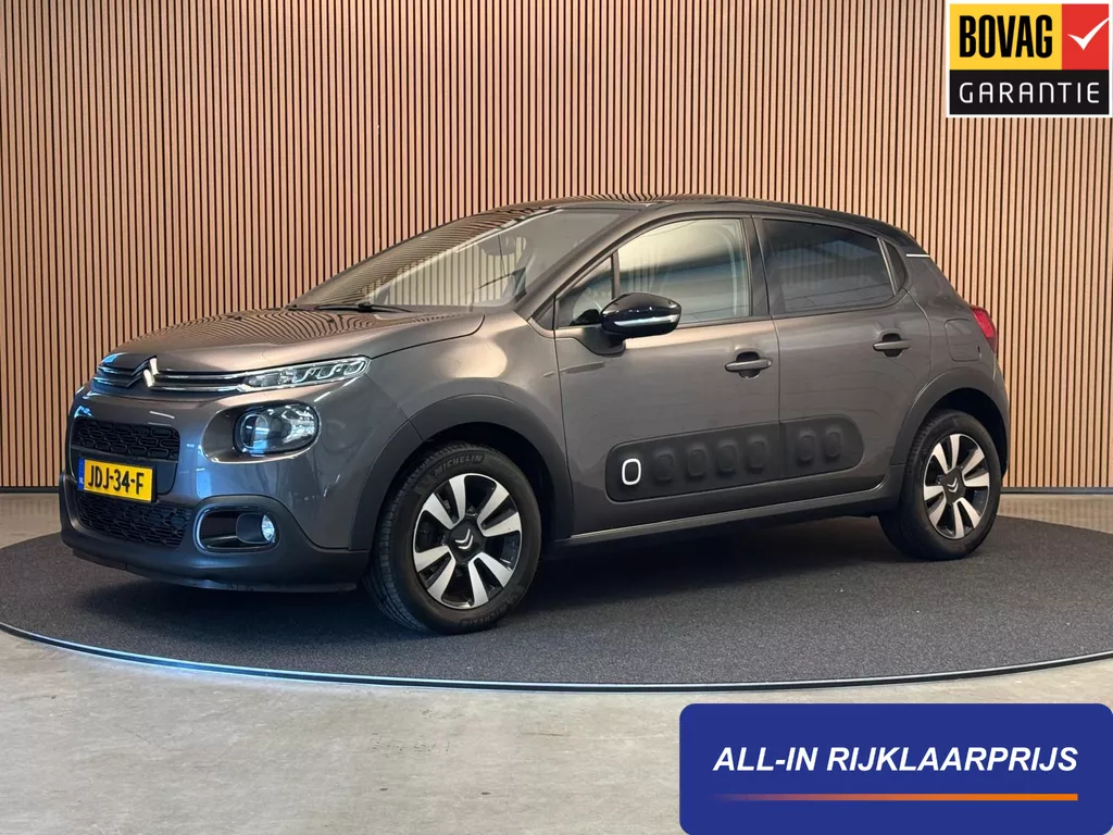 Citroen C3 1.2 PureTech S&amp;S 100PK Aut. Shine | Panodak | Carplay | Cruise | PDC | Incl. garantie