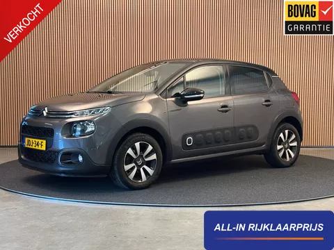 Citroen C3 1.2 PureTech S&amp;S 100PK Aut. Shine | Panodak | Carplay | Cruise | PDC | Incl. garantie
