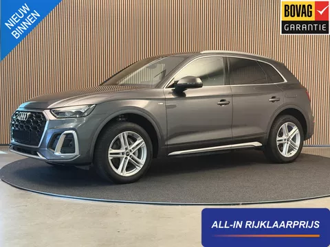 Audi Q5 50 TFSI Pluging-Hybrid 299PK Aut. Quattro S-Line | LED | Navi | 19 Inch | Sportstoelen | Incl. garantie